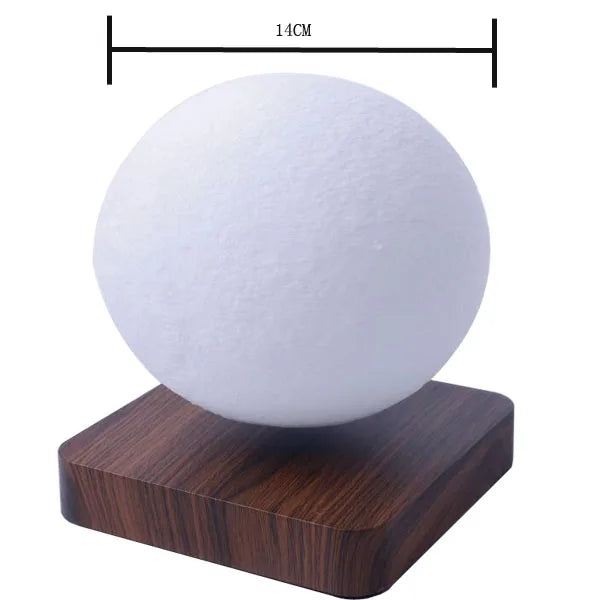 Moon Lamp Creative 3D Magnetic Levitation LED Night Light Rotating Moon Floating Lamp Home Decoration Holiday DIY Fashion Gift