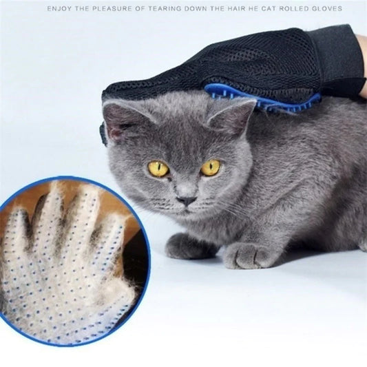 Revolutionize Pet Grooming with Self-Grooming Gloves - Effortless Shedding & Bathing for Cats and Dogs