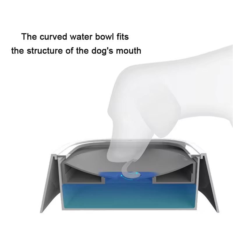 Innovative Floating Dog Water Bowl - Spill-Free Design for Clean and Easy Hydration